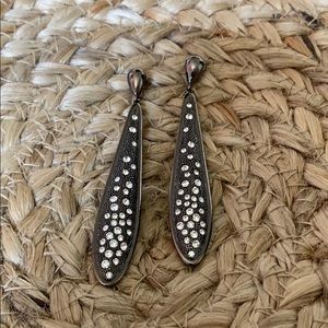 Silver Teardrop Earrings
